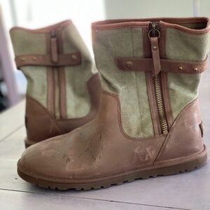 UGG  Australia short military style riding  boots size 7